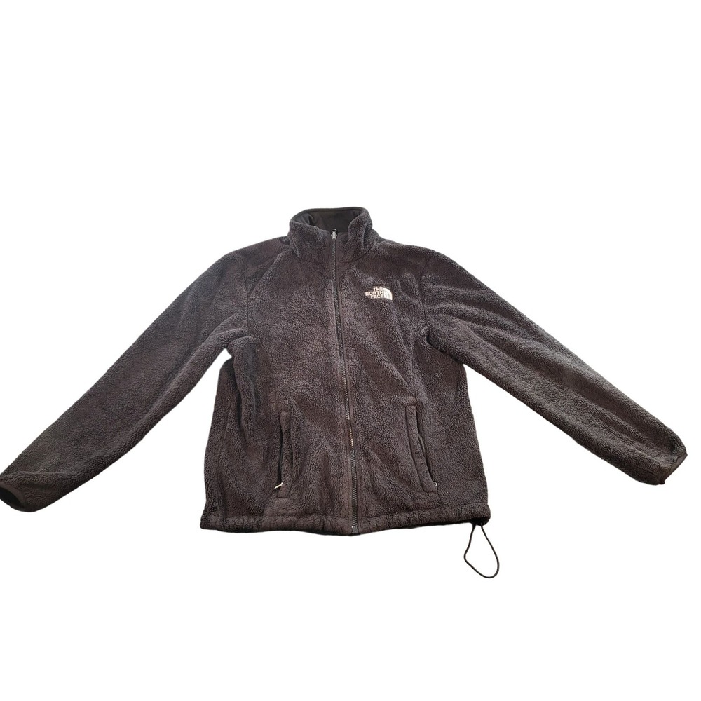 The North Face Osito Fleece Jacket Women‎ S Black Full Zip Deep Pile Outerwear